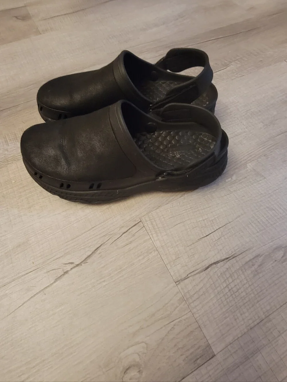 Skechers Men's Black Slip-On Sandal Clogs